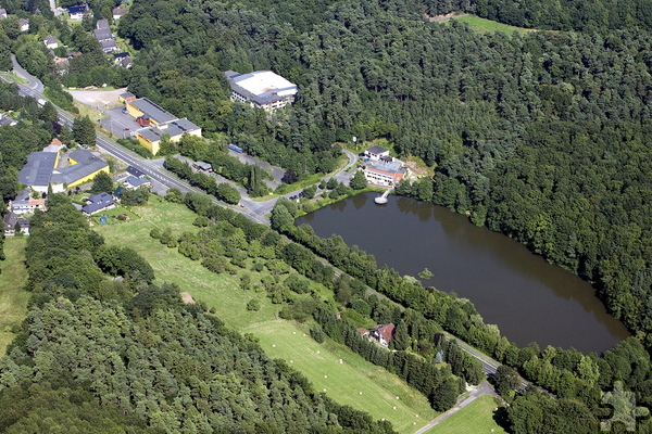 Die derzeitigen Dimensionen des Mühlensees lassen sich auf diesem Luftbild erkennen. Archivfoto: pp/Agentur ProfiPress