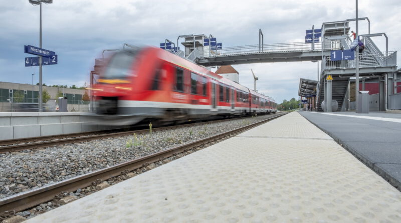 Mechernich hat einen der am besten bewerteten Bahnhöfe im Rheinland. Foto: Ronald Larmann/pp/Agentur ProfiPress