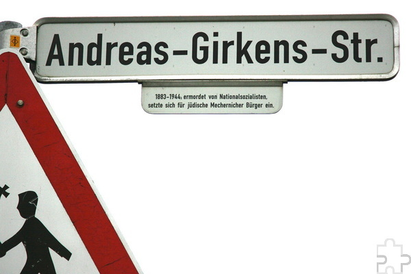Nach dem ermordeten Bäckermeister wurde auch die „Andreas-Girkens-Straße“ in Mechernich benannt. Archivbild: pp/Agentur ProfiPress
