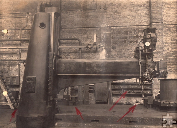 Mit der Zeit baute das Unternehmen immer größere Radialbohrmaschinen. Archivbild: Wilhelm Mausbach/Verein zur Förderung und Erhaltung der Werkzeugmaschinenbautradition in der Eifel/pp/Agentur ProfiPress