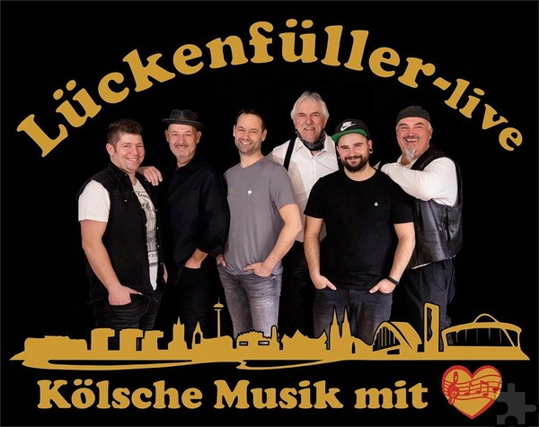 In Schleiden-Oberhausen gründeten sich 2005 die „Lückenfüller“ und wurden bekannt im Vorprogramm fast sämtlicher großer Kölner Karnevalsgruppen. In Mechernich sind sie Weiberfastnacht der Topact. Foto: Band/Veranstalter/pp/Agentur ProfiPress
