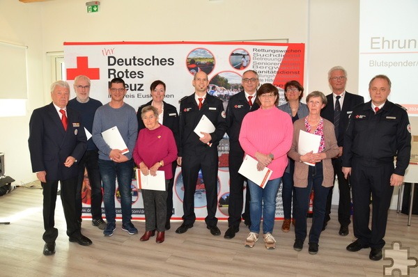 Langjährige Mitglieder des Ortsverein wurden ebenso geehrt. Foto: Henri Grüger/pp/Agentur ProfiPress