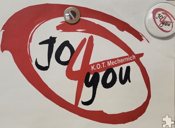 Das alte Logo des kombinierten Mechernicher Jugendtreffs trug den Titel „Jo4you“, also „Jo for you“, mit „Jo“ gemeint war der Mechernicher Pfarrpatron Johannes der Täufer. Repro: Manfred Lang/pp/Agentur ProfiPress