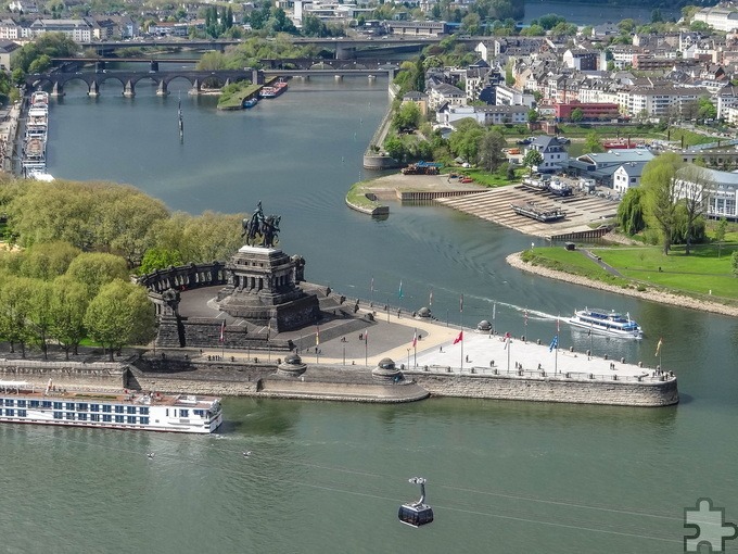 „Wo Vater Rhein auf Mutter Mosel trifft“, das Deutschen Eck in Koblenz, ist ein Sightseeing-Ziel. Symbolbild: DRK-Kreisverband Euskirchen/pixabay/pp/Agentur ProfiPress