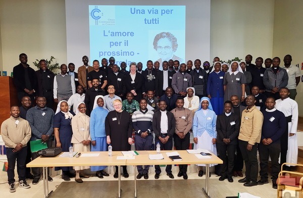 70 Teilnehmer/innen aus 24 Nationen wurden am 4. Mai beim Internationalen Communio-Treffen am Collegio Urbano in Rom registriert. Foto: Manfred Lang/pp/Agentur ProfiPress