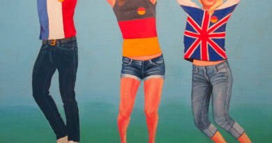 Das Gemälde „Freiheit – Gleichheit – Brüderlichkeit“ wurde in diesem Jahr von Tom Krey mit Öl auf Leinwand gemalt und wird ab dem 23. Juni in Bad Münstereifel ausgestellt. Foto: Tom Krey/pp/Agentur ProfiPress