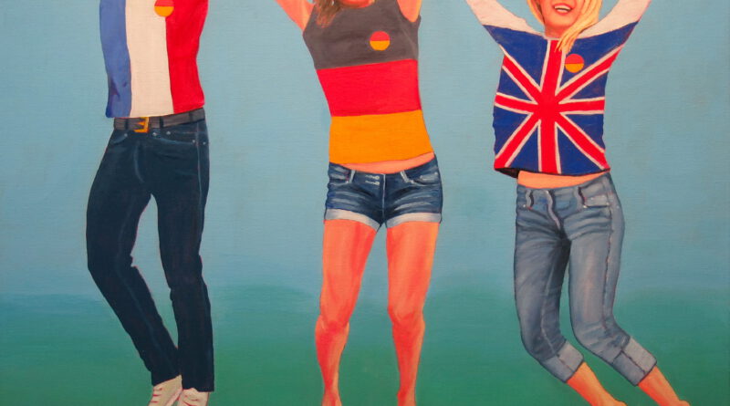 Das Gemälde „Freiheit – Gleichheit – Brüderlichkeit“ wurde in diesem Jahr von Tom Krey mit Öl auf Leinwand gemalt und wird ab dem 23. Juni in Bad Münstereifel ausgestellt. Foto: Tom Krey/pp/Agentur ProfiPress