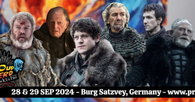 Die Stars von „Game of Thrones“ und „Das Lied von Eis und Feuer“ sind am Wochenende 28./29. September auf Burg Satzvey zu Gast. Repro: Melanie Wery-Sims/pp/Agentur ProfiPress