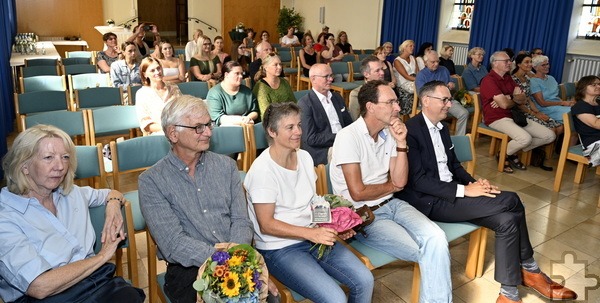 Gekommen waren 50 Besucherinnen und Besucher. Einige von Ihnen wurden für ihren Einsatz geehrt. Foto: Henri Grüger/pp/Agentur ProfiPress