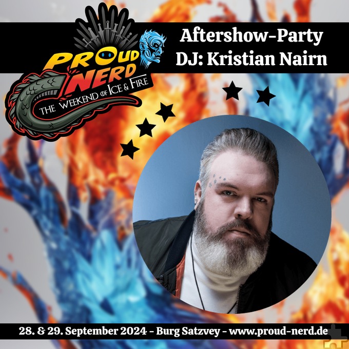 Kristian Nairn, der durch seine Rolle als Hodor Kultstatus erlangte, liegt als DJ International bei der Aftershowparty am 28. September auf. Repro: Melanie Wery-Sims/pp/Agentur ProfiPress