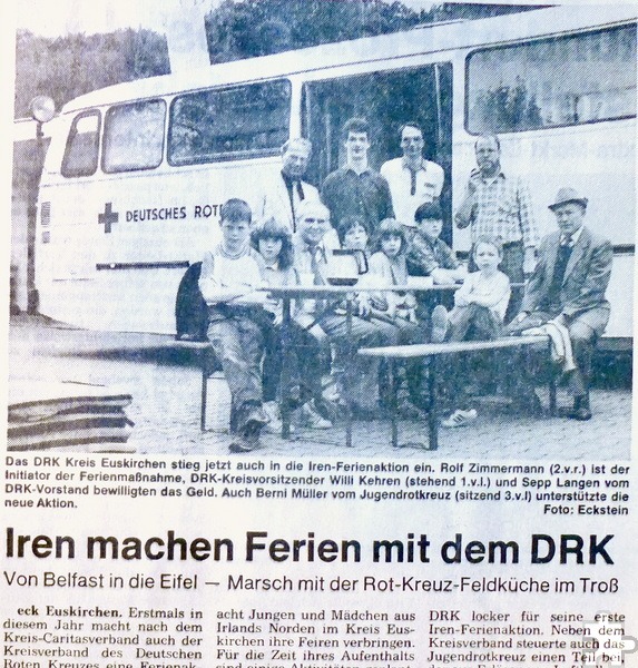 Zeitgenössischer „Rundschau“-Artikel des verstorbenen Journalisten Hermann Eckstein. Repro: Bert Bous/DRK/pp/Agentur ProfiPress