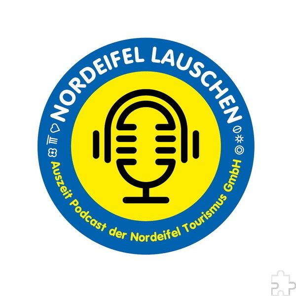 Die Folgen der Podcast-Serie „Nordeifel lauschen“ stehen auf den gängigen Portalen wie „Spotify“ und „YouTube“ zum kostenlosen Anhören zur Verfügung. Grafik: Nordeifel Tourismus GmbH/pp/Agentur ProfiPress