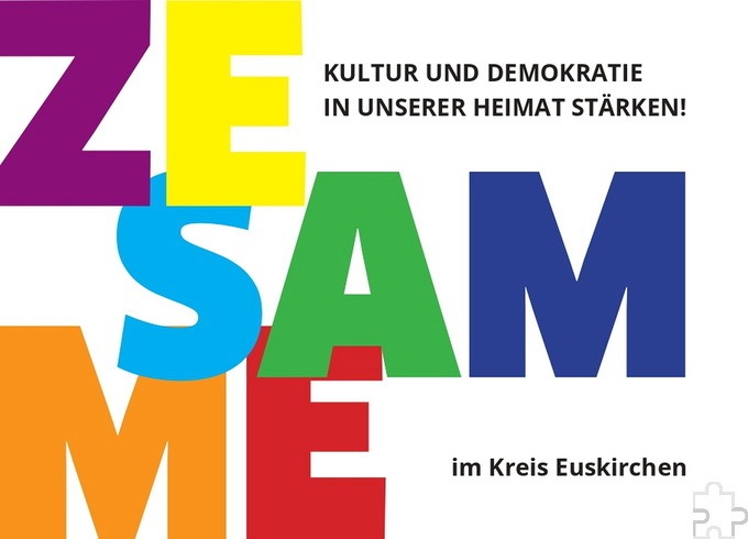 Mit diesem Plakat lädt der Kreis Euskirchen ein, gemeinsam Kultur zu stärken. Grafik: Kreis Euskirchen/pp/Agentur ProfiPress