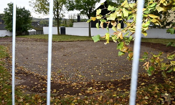 Entstehen sollen hier unter anderem ein Grill- und ein Bouleplatz. Foto: Henri Grüger/pp/Agentur ProfiPress