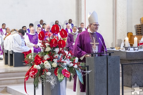 Verglich die Communio in Christo mit einer Oase für Schwerkranke, Sterbende und Hochbetagte, aber auch für die ganze Kirche an sich: Aachens Bischof Dr. Helmut Dieser. Foto: Ronald Larmann/pp/Agentur ProfiPress