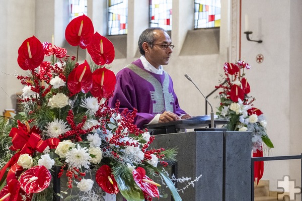 „Das Mutterhaus der Communio ist ein offenes Haus und bietet Gastfreundschaft für alle, die eine christliche Gemeinschaft suchen“, so Generalsuperior Jaison Thazhathil in seiner Begrüßung. Foto: Ronald Larmann/pp/Agentur ProfiPress