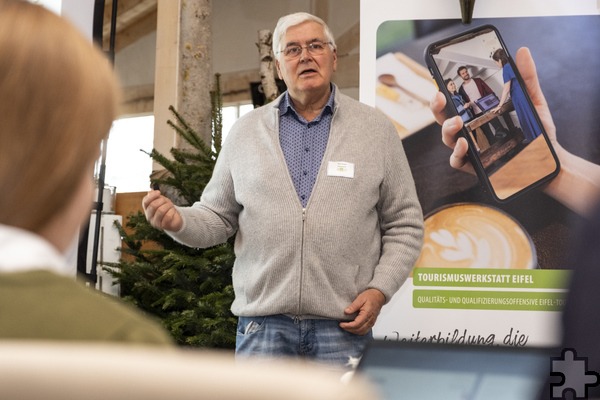 „Wir stellen bei unseren Umfragen fest, dass die Menschen aus einem Umkreis von zehn bis 15 Kilometern zu uns kommen“, berichtete Theo Bieger. Foto: Ronald Larmann/pp/Agentur ProfiPress