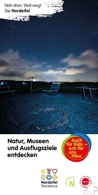 In der neuen NeT-Broschüre „Natur, Museen und Ausflugsziele entdecken“ werden wieder „wahre Schätzchen“ der Nordeifel vorgestellt. Grafik: NeT/pp/Agentur ProfiPress