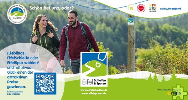 Über diesen QR-Code kann man teilnehmen. Grafik: Nordeifel Tourismus GmbH/pp/Agentur ProfiPress