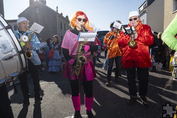 Die Musikgruppe aus der Partnerstadt Nyons sorgte mit ihrer Musik für beste Laune. Foto: Ronald Larmann/pp/Agentur ProfiPress