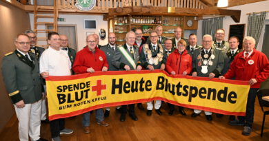 15 Schützenbruderschaften im Bezirksverband Euskirchen organisierten fünf Blutspende-Termine mit dem Roten Kreuz im Kreis Euskirchen. Foto: Henri Grüger/pp/Agentur ProfiPress