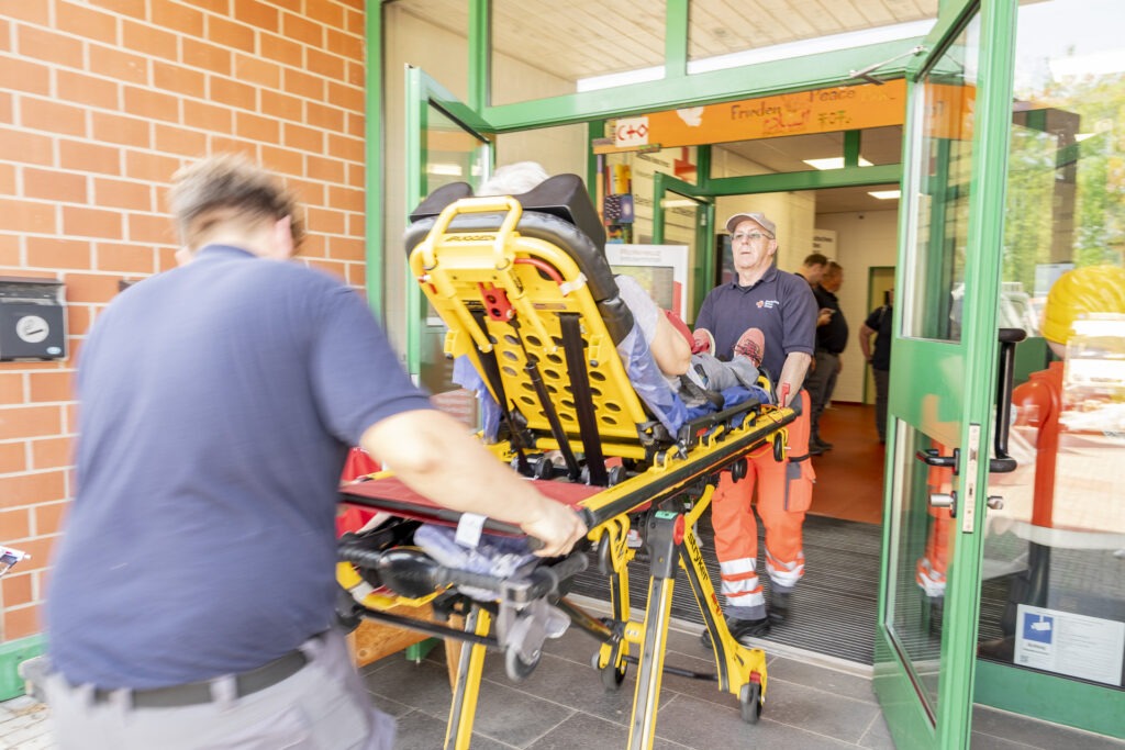 Die Rotkreuz-Akademie in Vogelsang diente als Not-Unterkunft: Hierhin wurden die pflegebedürftigen Betroffenen gebracht. Foto: Ronald Larmann/pp/Agentur ProfiPress