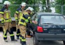 Bergung nach Autounfall geübt