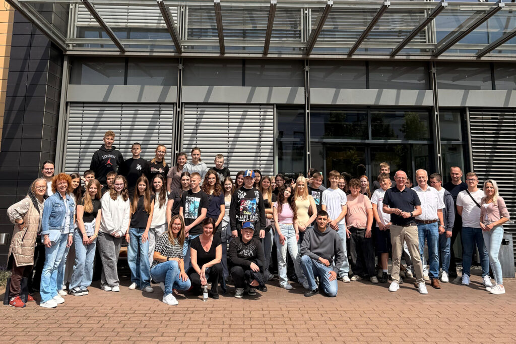 20 Austauschschülerinnen und -schüler aus dem polnischen Skarszewy besuchten vor Kurzem ihre Partnerstadt Mechernich. Unter kamen sie bei Gastfamilien. Foto: Privat/pp/Agentur ProfiPress