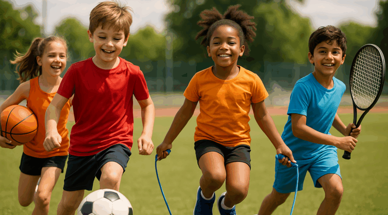Die Sportwelt Schäfer (Bad Münstereifel/Kommern) und die „Expertenallianz“ weisen auf für die Entwicklung wichtige Bewegung bei Kindern und Jugendlichen hin. KI-Bild: Henri Grüger/pp/Agentur ProfiPress