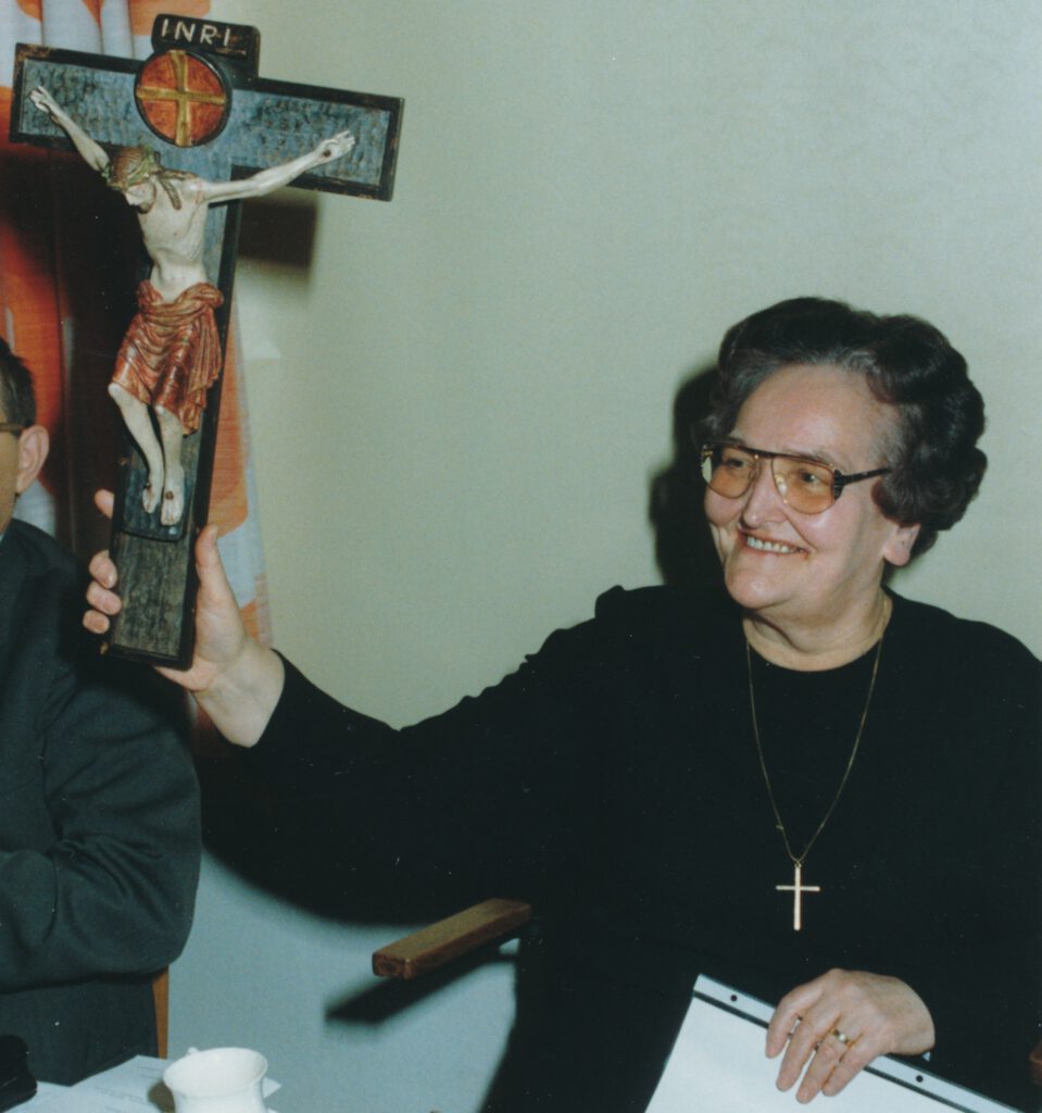 Das Communio-Treffen im Heiligen Jahr findet am 1. September in Mechernich statt. Hier zu sehen: Gründerin Mutter Marie Therese an einem Gründungsgedenktag. Archivbild: CIC/pp/Agentur ProfiPress