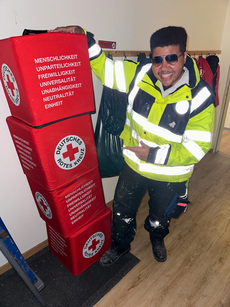 George aus Irland betonte: „Bei uns dauert es drei Stunden, bis ein Krankenwagen kommt.“ Foto: Henri Grüger/pp/Agentur ProfiPress