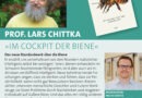Prof. Lars Chittka liest am 4. September im GAT Mechernich aus „Im Cockpit der Biene“. Grafik: Lit.Eifel/pp/Agentur ProfiPress
