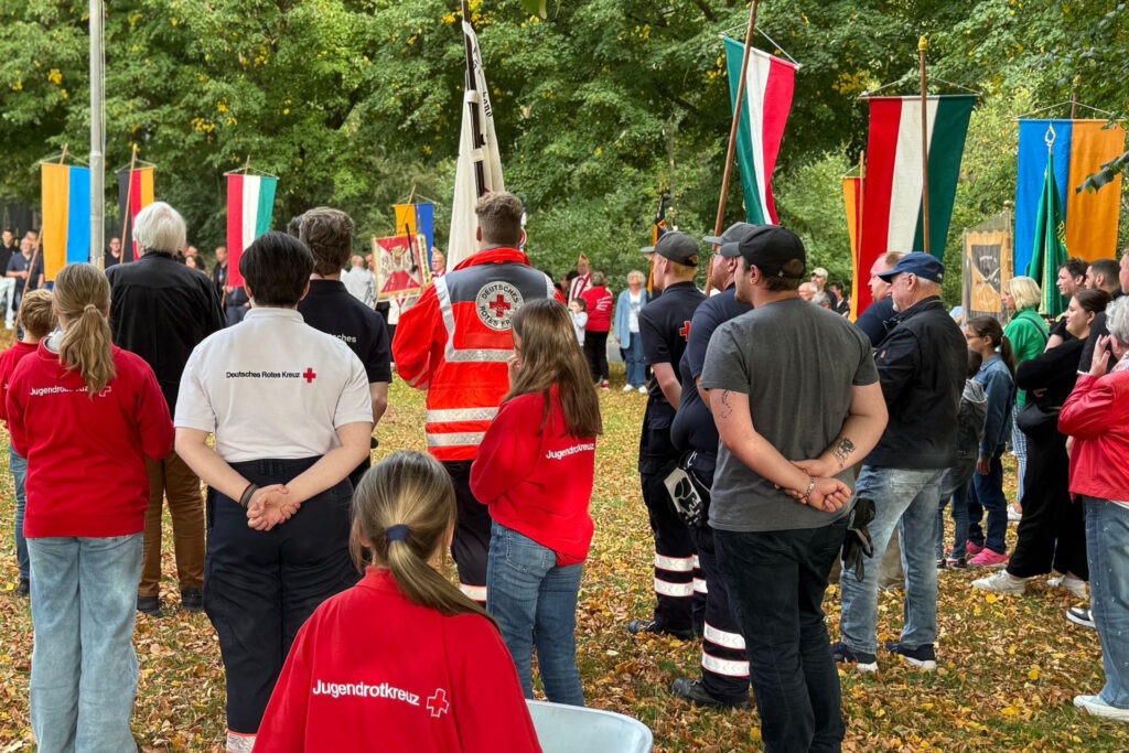 Das Mechernicher Rote Kreuz und das Jugendrotkreuz waren erneut zahlreich vertreten. Die Aktiven packten mit an und sorgten für den Sanitätsdienst. Foto: privat/pp/Agentur ProfiPress