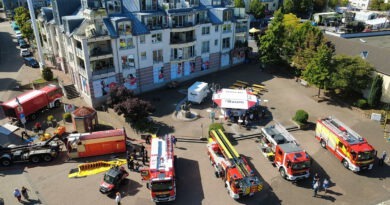 Aktionsfläche der Freiwilligen Feuerwehr der Stadt Mechernich mit einer Drohne aufgenommen. Foto: FF/pp/Agentur ProfiPress