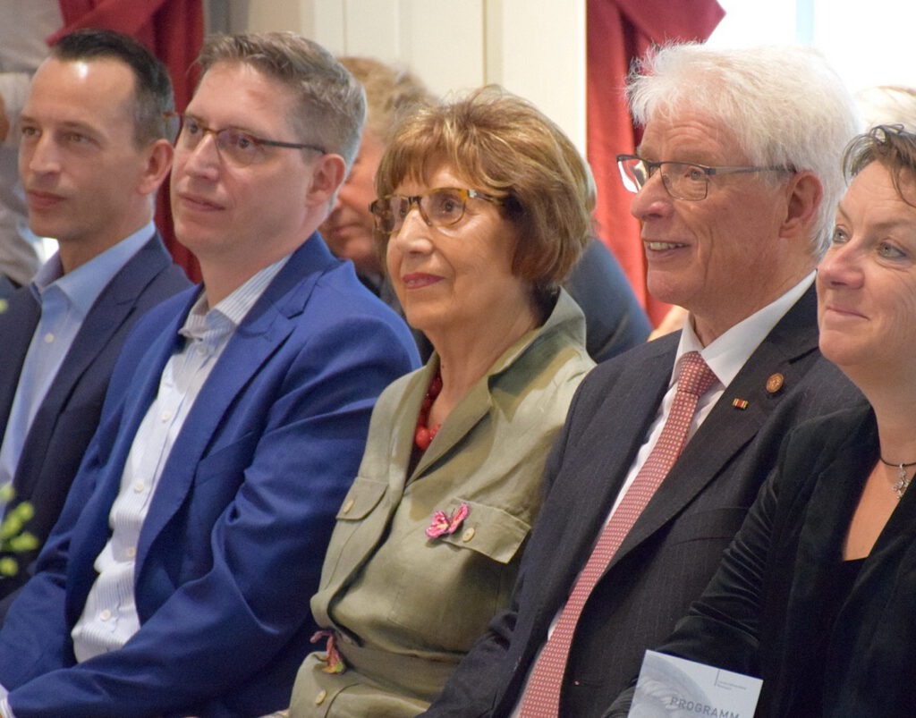 Bei der Rheinlandtalerverleihung 2019: Johannes Ley neben Ehefrau Marlies und Sohn Dr. Karsten Ley. Archivfoto: Kirsten Röder/pp/Agentur ProfiPress