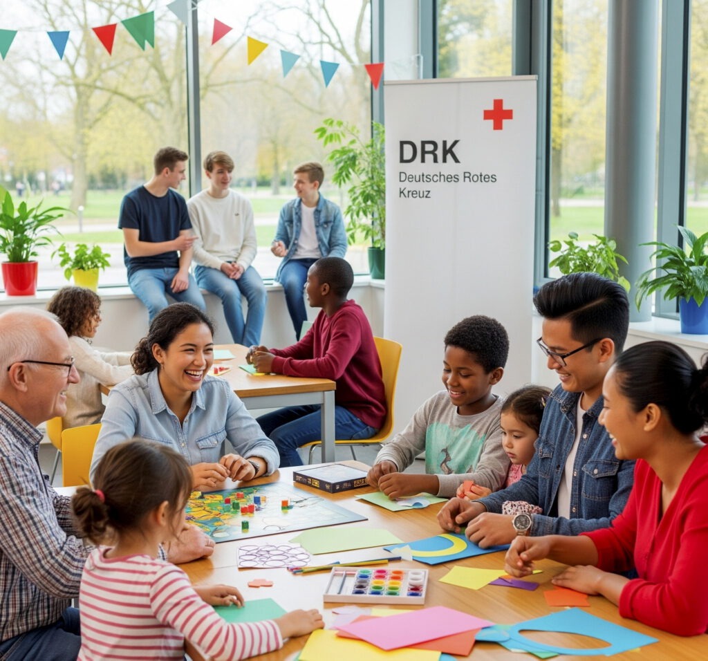 DRK Kreisverband Euskirchen lädt zur gemeinsamen Runde gegen Einsamkeit ein. Jeden dritten Samstag im Monat im Café Henry im Euskirchener DRK-Mehrgenerationenhaus. KI-Bild: Gemini/pp/Agentur ProfiPress 