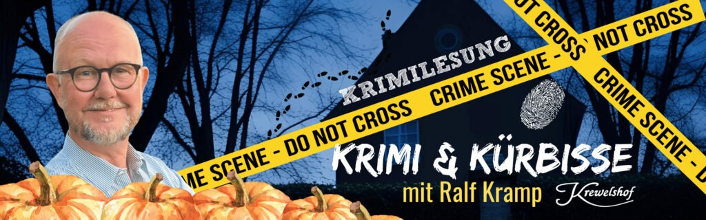 Der Krewelshof wird zur „Crime Scene“: Denn am Mittwoch, 29. Oktober, liest dort Ralf Kramp, der „Meister des rabenschwarzen Kurzkrimis“. Foto: Krewelshof/pp/Agentur ProfiPress