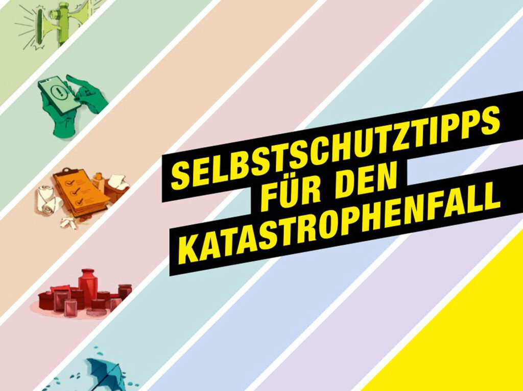 Der Guide „Selbstschutztipps für den Katastrophenfall“ ist Teil der lan-desweiten Kampagne „Bereit wie nie“, mit der die Landesregierung das Bewusstsein für Eigenvorsorge stärkt und das Engagement im Katastrophenschutz sichtbar macht. Repro: Kreis/pp/Agentur ProfiPress