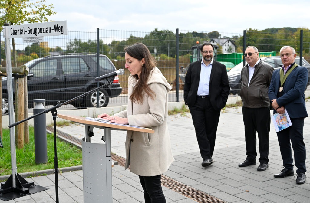 Emilie Gougouzian überwältigten bei vielen schönen Erinnerungen die Gefühle. Foto: Henri Grüger/pp/Agentur ProfiPress