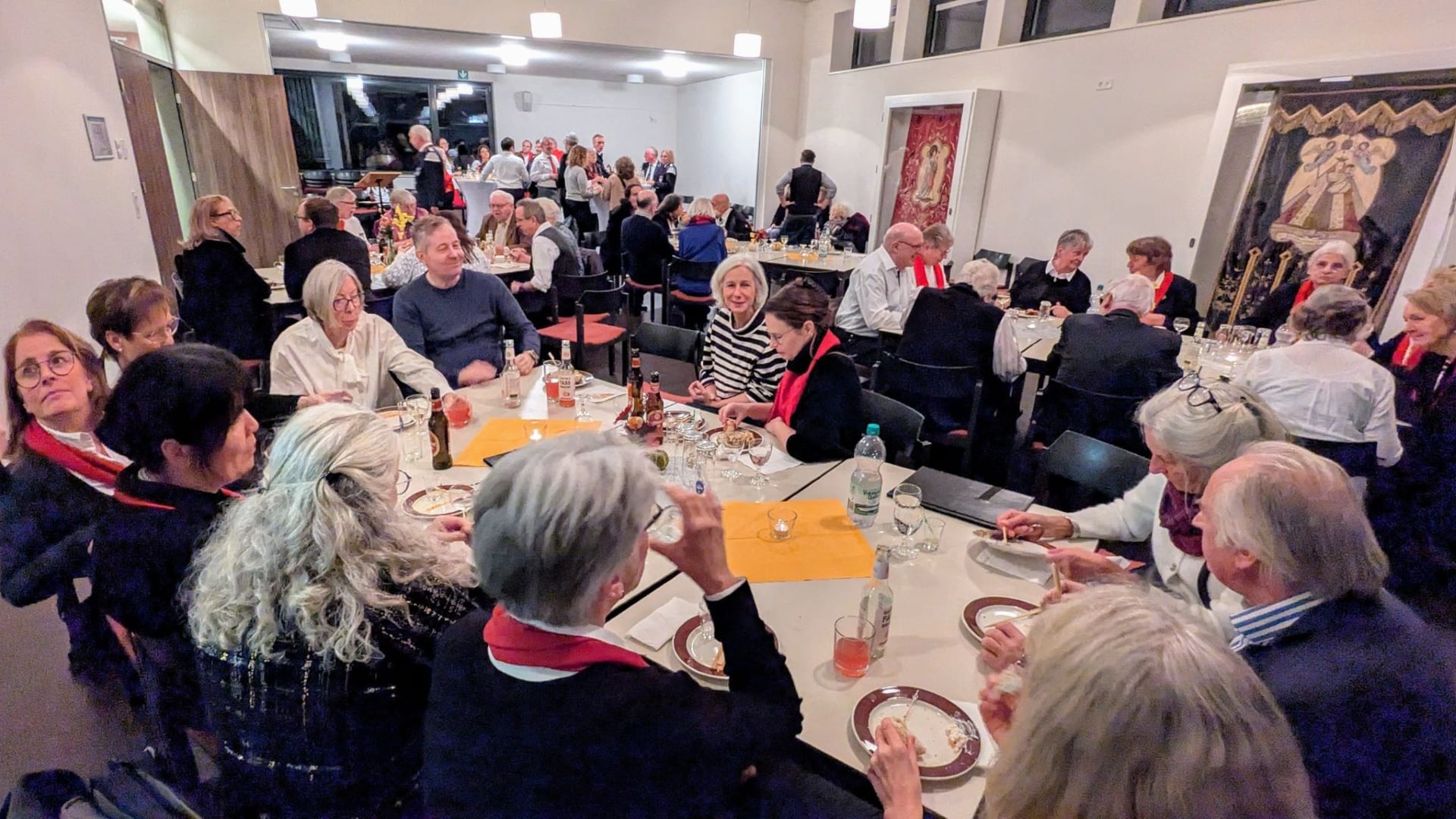 Evensong erleuchtete Kommern