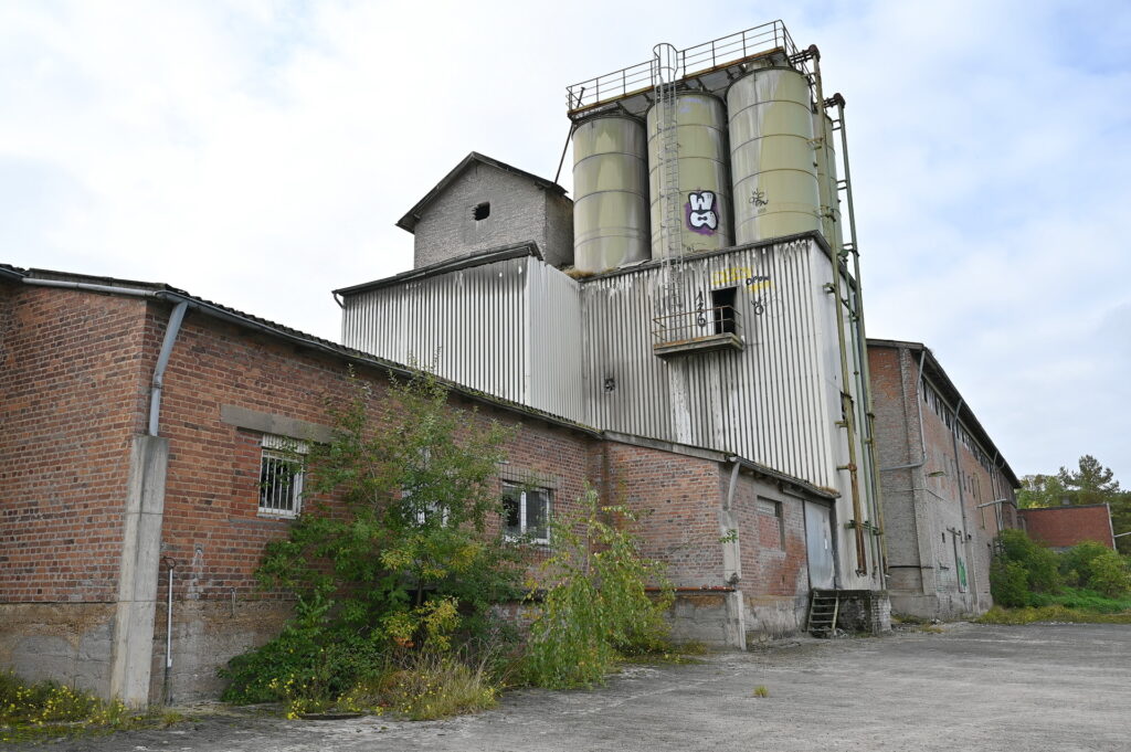 In den Industriegebäuden von „Feuerfest“ bei Firmenich wurden Fenster zugemauert oder mit Stahlmatten gesichert, nachdem Jugendliche Fenster kaputtgeworfen hatten und später durchs Dach eingebrochen waren. Die Rechnung schickte die Stadt dem Eigentümer, einem Großkonzern. Foto: Manfred Lang/pp/Agentur ProfiPress