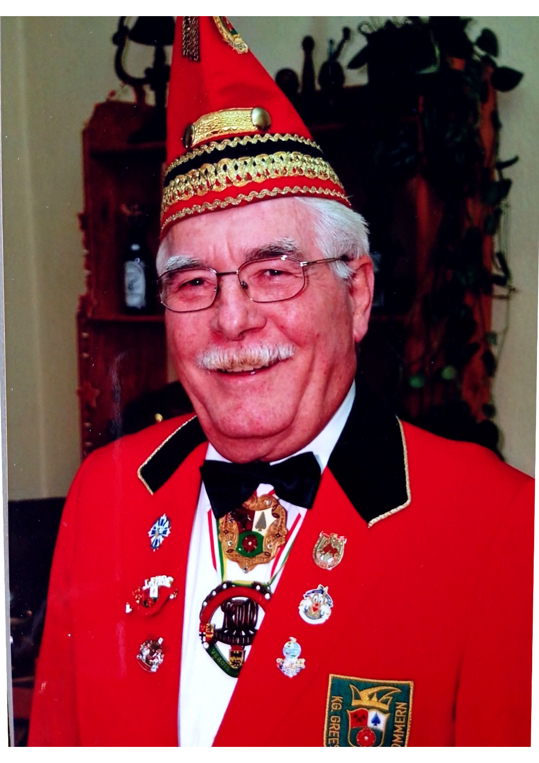 Seit 1972 ist Wolfgang Abel Mitglied der KG Greesberger Kommern e.V., im Jahr 2001 wurde er als Ehrensenator mit der höchsten Auszeichnung des Bund Deutscher Karneval (BDK) bedacht. Foto: Kerstin Rottland/pp/ Agentur ProfiPress