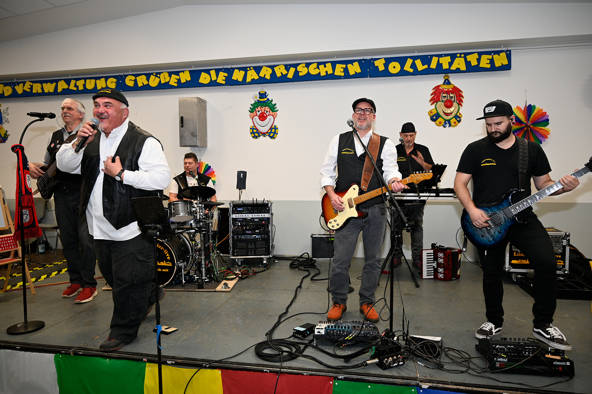 Gute Stimmung kam unter anderem von der Band "Lückenfüller". Foto: Henri Grüger/pp/Agentur ProfiPress