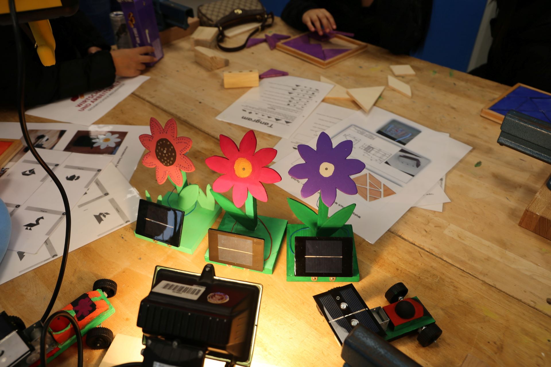 Elektronik zum Anfassen: Viele erfolgreiche Beispiele aus der Fachschaft Technik wurden beim Tag der offenen Tür ausgestellt. Foto: Josef Brossette/pp/Agentur ProfiPress