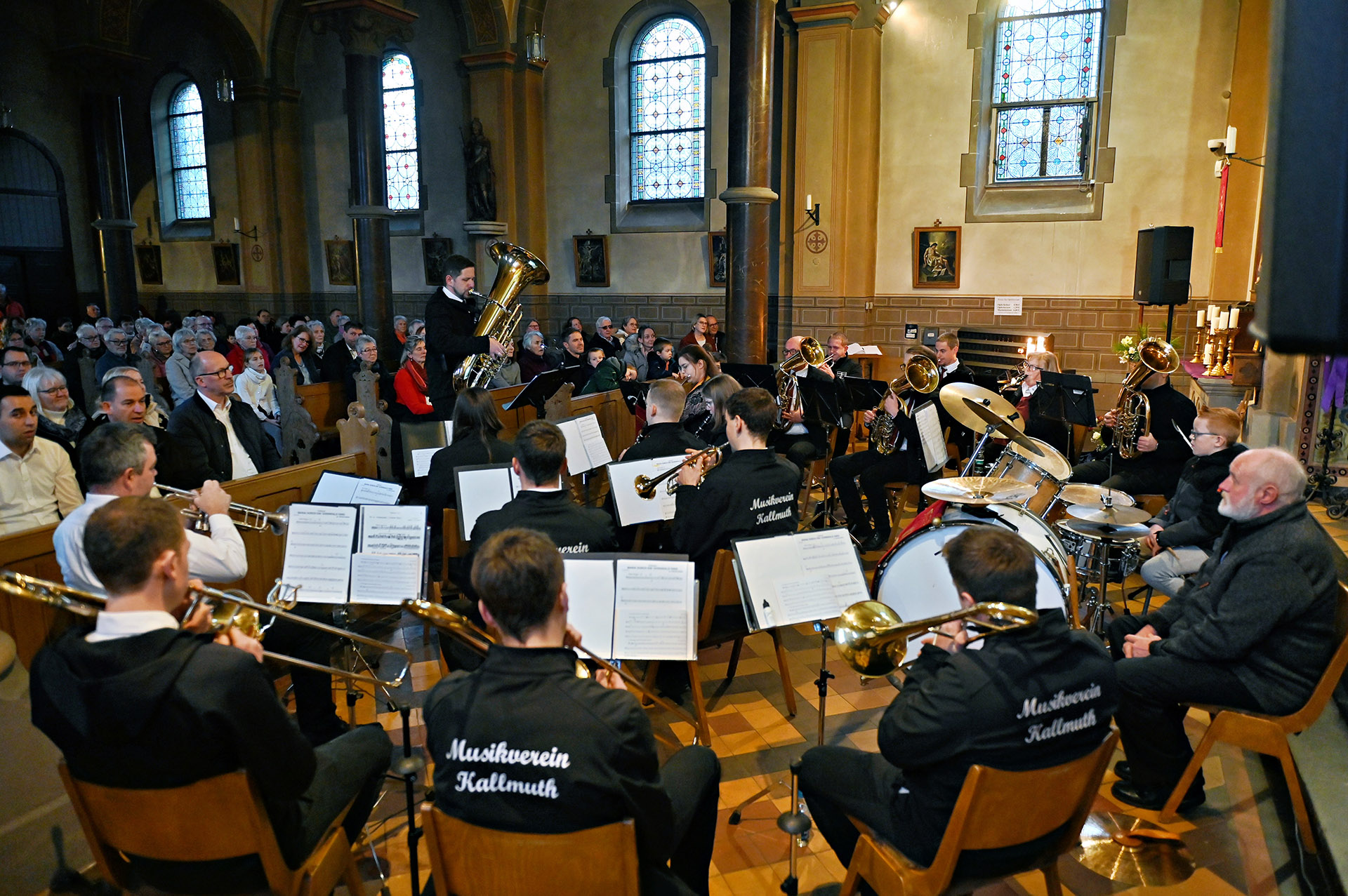Das abwechslungsreiche Programm reichte von klassischen Weihnachtsliedern bis hin zu einer Popballade. Foto: Cedric Arndt/rrg/pp/Agentur ProfiPress