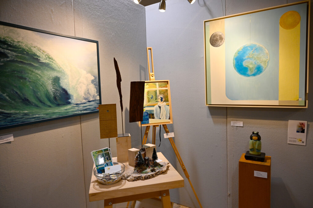 Ob bildende Kunst oder Gemälde - zu entdecken gab es Vieles. Foto: Henri Grüger/pp/Agentur ProfiPress