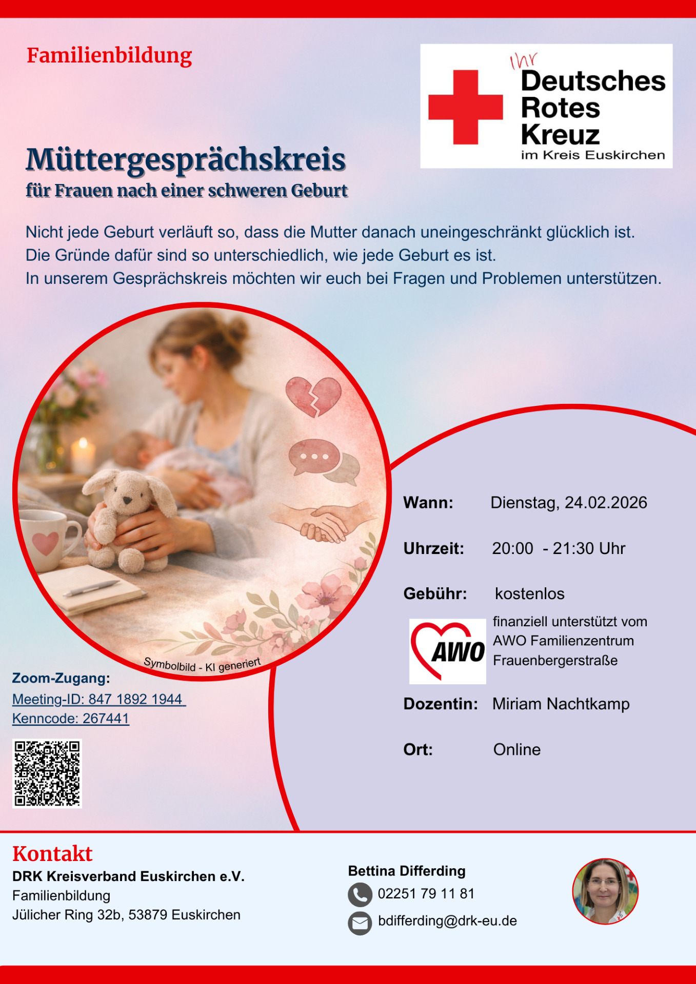 Wenn die Geburt Spuren hinterlässt: Gesprächsangebote für Eltern