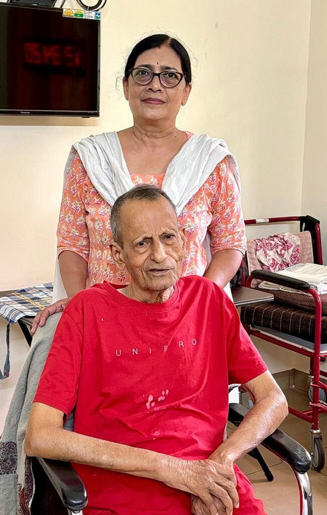 Pater Leo D’Souza SJ lebte nach mehreren Schlaganfällen in einem Altersheim, war aber nach Angaben von Anneliese Klinkhammer „ganz klar“ und sendete Grüße in die Eifel. Archivfoto: Privat/pp/Agentur ProfiPress