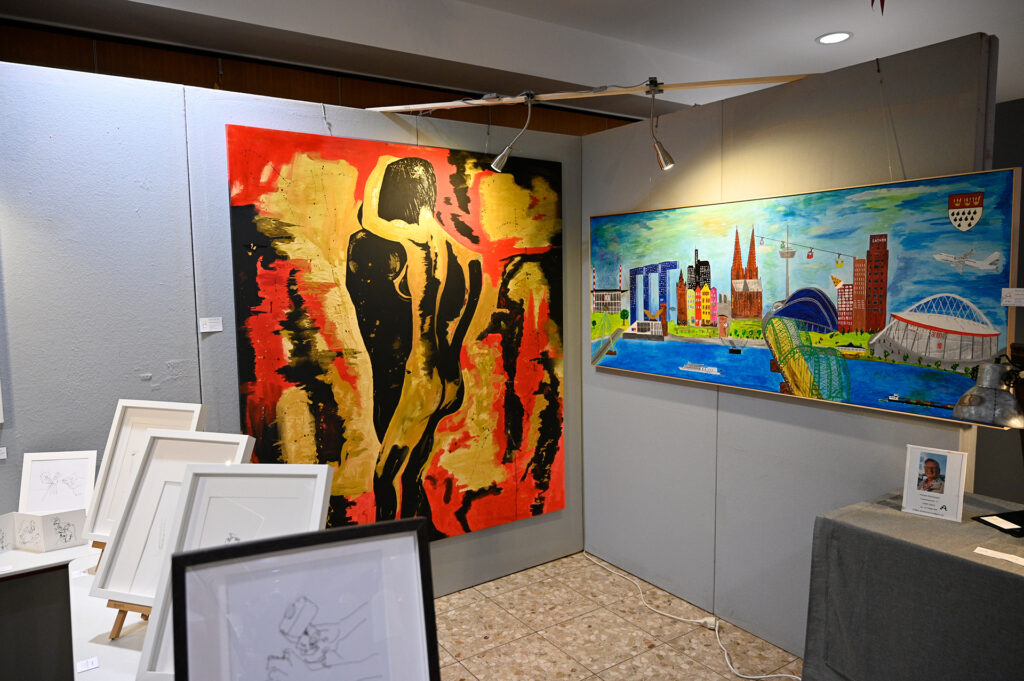 Ob bunt oder schwarz-weiß - hier wurde wohl jeder Geschmack fündig. Foto: Henri Grüger/pp/Agentur ProfiPress