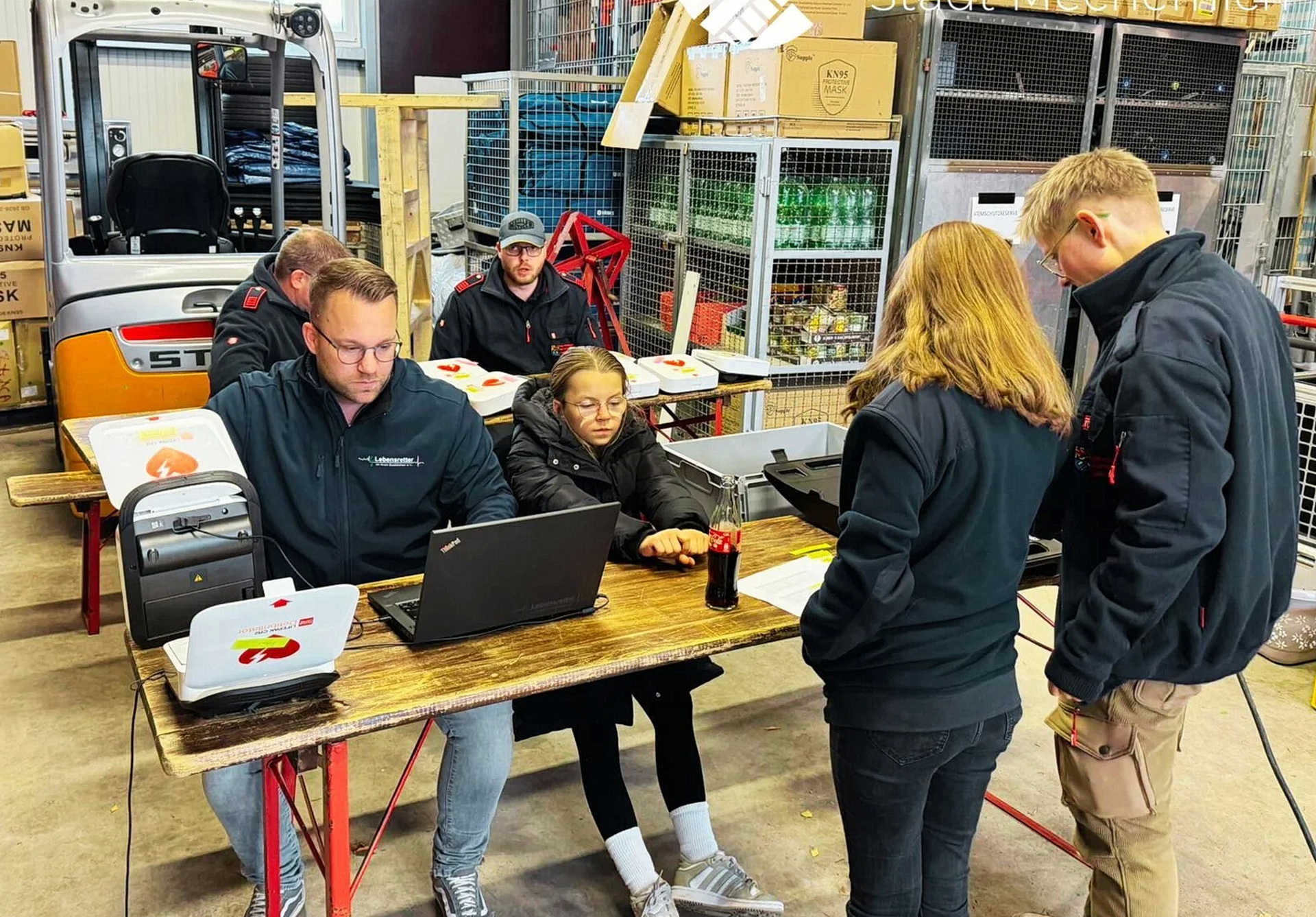 Feuerwehr macht Lebensretter fit